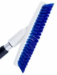 The “V” trim on the bristles allows the brush to easily fit into narrow or wide grout spots. The grout scrubber...