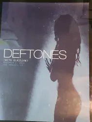 Deftones 2013 Los Angeles CA concert poster with Glassjaw 18x24