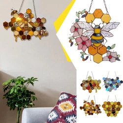 [Material] Honeycomb is made by acrylic manual. Light weight, easy to hang in a place.