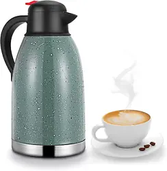 【Large Capacity】: Yummy Sam coffee carafe has a capacity of 68 oz(2 liters). for a coffee, tea or hot chocolate...