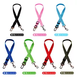 Adjustable strap, allows pet to sit, lie down or stand comfortably. deal Car Safety Seat Belt for your lovely pet, such...