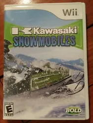 Kawasaki Snowmobiles (Nintendo Wii, 2008). Condition is 