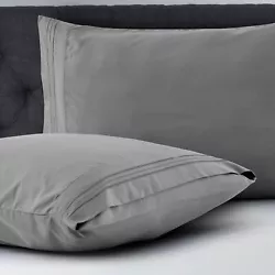 · These pillowcases keep your pillows from getting dirty and can be used in all seasons. A solid color easily...