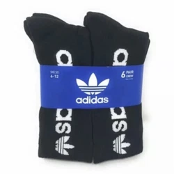 Adidas Mens Athletic Sport Moisture Wicking Cushioned Crew Socks 6 Pack, 6-12. Condition is “New with Tag”Shipped...