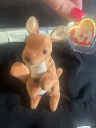TY Beanie Baby 1996 Pouch With Tag Original Rare *sold for $640 on eBay*.