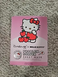 Hello Kitty The Creme Shop Problem Solver Sheet Face Mask-Limited Edition 3 mask.