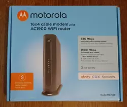Motorola MG7550 16x4 High Speed ​​Cable Modem. Used for about a year. Excellent condition and works well. Changed...