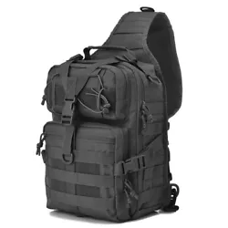 Comfortable breathable padding back area.The molle shoulder bag`s heavy duty handle is made to hold comfortably....
