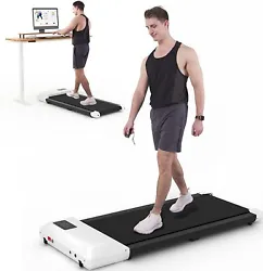 【POWERFUL 2.5HP MOTOR】This under desk treadmill with a powerful 2.5HP quiet motor, it is able to load-bear up to...
