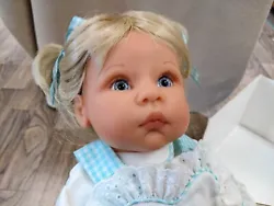 Pampers Kid Blonde Blue Eyes Cloth & Vinyl Doll by Reva Schick Lee Middleton 21