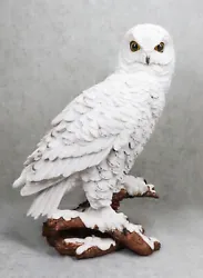 • This Lone White Snow Owl Statue is made of Premium Grade Cold Cast Polyresin. Item is Hand Painted and polished.