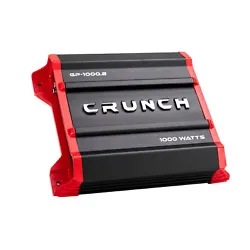 Electronic Equalizer. Exclusive Crunch SPEED-FET MOSFET components maximize power efficiency while improving sound...
