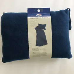 American Tourister Travel Blanket & Pillow. Lightweight, durable anti-pill fleecePillow inflates and deflates easily...