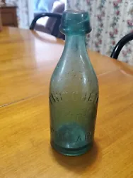 Collectible Antique pre-1900 soda bottle. Twitchell, Philadelphia   Here we have a green short soda that is embossed...