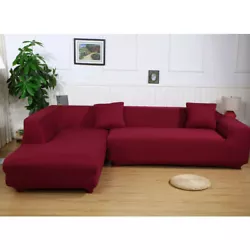 Our sectional sofa slipcovers are very stretchy and artful. They are suitable for most sizes of the sectional couch....