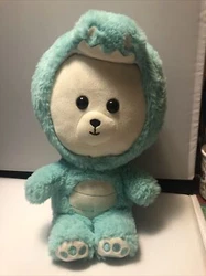 Kellytoy Bear Plush Green Dinosaur Plush 11