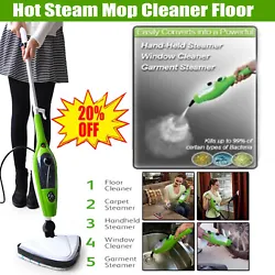 (11 in 1 Steam Mop deodorizes sanitizes and increases cleaning power by converting water to steam. 9) Mop heads can be...
