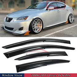 Fits ALL Following Models:   Fitment : Fits 2006-2013 Lexus IS All Sedan Models        Package Includes : 1...
