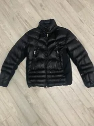 PRE-OWNED BLACK MONCLER CANMORE. MONCLER GRENOBLE. I TOOK IT TO DRY-CLEANING FOR THAT REASON STICKERS INSIDE HAVE BEEN...