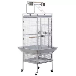 Encourage activity outside of the bird cage with an expanded, ladder playtop design. Segawe 61 play top parrot bird...