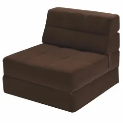Color: Brown  Main material: flocked cloth, sponge, polyester wadding  Sofa dimension: 29