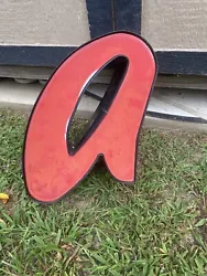 Make a statement with this unique metal channel letter 