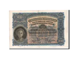 Billet, Suisse, 100 Franken, 1947, SUP. Suisse, 100 Franken type 1921-28, 16.10.1947, alphabet 17F094633, Pick 35u...