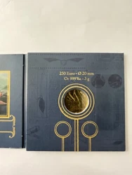 PIECE COLLECTION HARRY POTTER 250 EURO OR VIF DOR N° 2/2 2021 10000 EXEMPLAIRES.  Or 999/1000