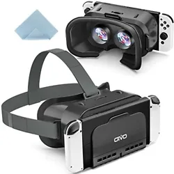 ●【Objectifs HD Réglables】 : Compatibles avec Nintendo Switch et Switch OLED, les nouvelles lunettes Switch VR...