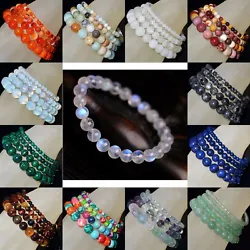 6mm approx 31-32pcs beads per bracelet. 10mm approx 18-19pcs beads per bracelet. 8mm approx 22-24pcs beads per...