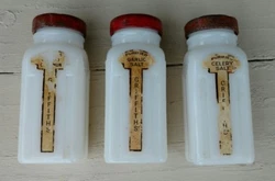 These three spice jars are original. One is Garlic Salt, another is Cinnamon and the other is Celery Salt. All are...