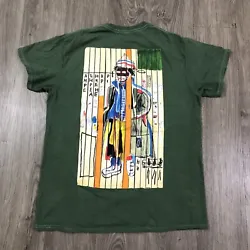 Jean-Michel Basquiat T-Shirt Adult M Ripple Junction Cotton Crown OverdyedSize Medium (Please see measurements in the...
