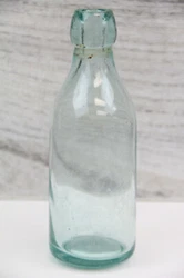 ANTIQUE GREEN GLASS BOTTLE. GREAT SHELF DECOR DESIGN REPURPOSED. PART OF A LARGE NEW ENGLAND ESTATE LOT. LETS MAKE A...