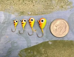 Tungsten jig heads are perfect for getting your bait down to the fish faster. Their small size and heavy weight allows...