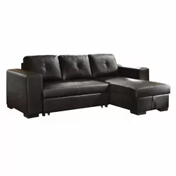 With this sectional sofa, you don’t need to worry about unexpected guests staying overnight. Sofa with Sleeper. Seat...