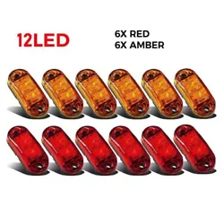 Product Specification. 6x Amber LED Marker Lights. 6x Red LED Marker Lights. Light Color：Red, Amber. Type：Lights....