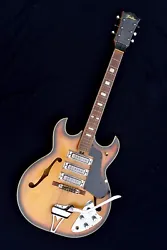 335 Style Guitar, Japan 1960s Sunburst. Nombre de cordes. Droitier / Gaucher. Hollow Body.