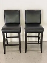 Embrace a modern look with this set of two elegant counter stools. good condition. Furniture Pattern: SolidFurniture...