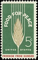 Scott 1231. 5¢ Food for Peace/Freedom From Hunger Issue.