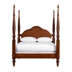 Ethan Allen British Classics Plantation Queen Bed. Purchased in 2002 for $1600.00.  Does not fit current bedroom. ...