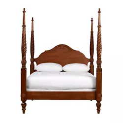 Ethan Allen British Classics Plantation Queen Bed. Purchased in 2002 for $1600.00.  Does not fit current bedroom. ...