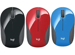 The Logitech M187 Wireless Mini Mouse lets you carry full-size performance in your pocket or carry-on bag. Enjoy the...