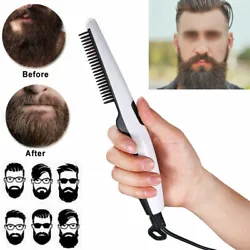 Specification: Product Name: Electric Beard / Hair Comb Color: As picture shown Shell Material: ABS Size: 22.86 x...