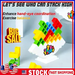 Every kid or adult loves stacking puzzles or using cute little blocks as open-ended toys. Made of plastic.