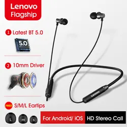 Lenovo HE05 BT Earphones BT5.0 Sports Sweatproof Headset Wireless Running Headphone Noise Cancelling Magnetic Earbuds...