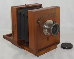 Here is a rare E. & H.T. Anthony Amateur Equipment No. 4 view camera. The camera is a 4x5 size camera with a 5