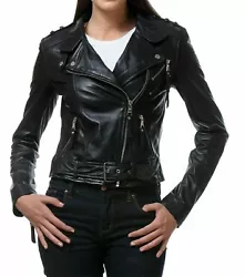 Premium Quality LambSkin Leather Material. 100% LambSkin Leather Jacket. Collar : Shirt collar. Our jackets are very...