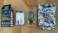 While the blind box has been opened for verification, each bearbrick has bee left in its sealed plastic bag.
