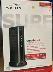 NEW ARRIS Surfboard T25 32x8 DOCSIS 3.1 Cable Modem for Xfinity Internet & Voice. Brand new