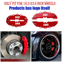 4x 3D Red Car Auto Disc Brake Caliper Covers Front + Rear Wheels Accessories Kit. Beige PU Leather Deluxe Seat Cushion...